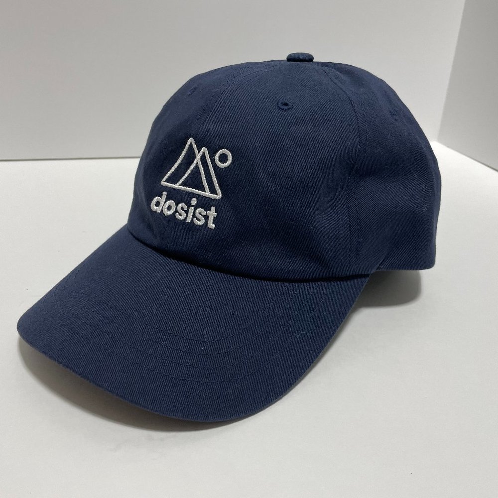 Dosist Cannabis Baseball Hat Cap-Navy Blue-100% Cotton, Adjustable-EXCELLENT